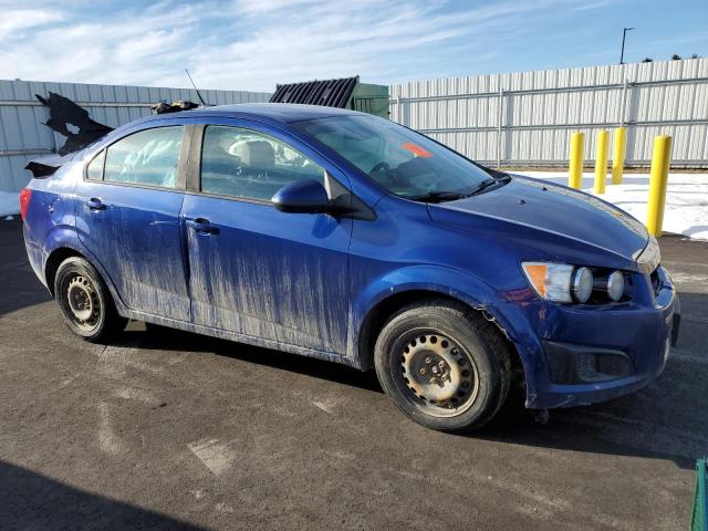 1G1JB5SH4E4192126 - 2014 CHEVROLET SONIC LS BLUE photo 4