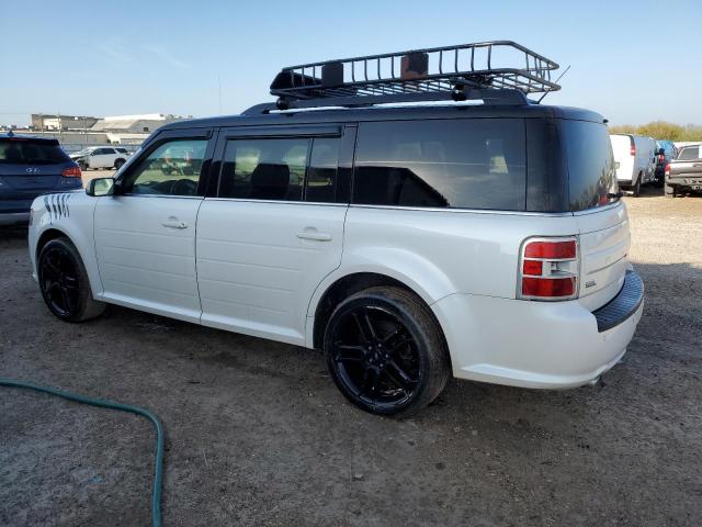 2FMGK5C81EBD36961 - 2014 FORD FLEX SEL WHITE photo 2