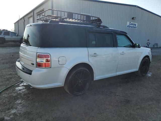 2FMGK5C81EBD36961 - 2014 FORD FLEX SEL WHITE photo 3