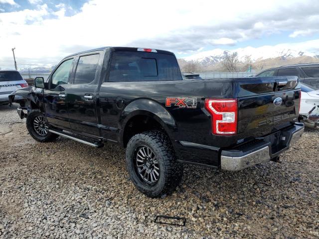 1FTFW1E45KKE49630 - 2019 FORD F150 SUPERCREW BLACK photo 2