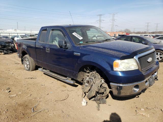 1FTPX14V17FA26149 - 2007 FORD F150 BLUE photo 4