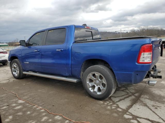 1C6SRFFTXKN756435 - 2019 RAM 1500 BIG HORN/LONE STAR BLUE photo 2