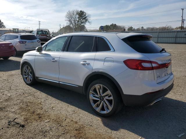 2LMPJ6LR2HBL52290 - 2017 LINCOLN MKX RESERVE WHITE photo 2