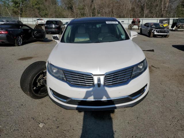 2LMPJ6LR2HBL52290 - 2017 LINCOLN MKX RESERVE WHITE photo 5