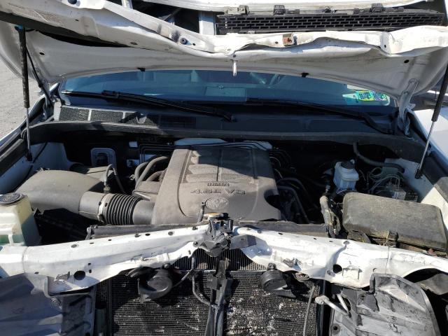 5TFUM5F12EX050447 - 2014 TOYOTA TUNDRA DOUBLE CAB SR/SR5 WHITE photo 12