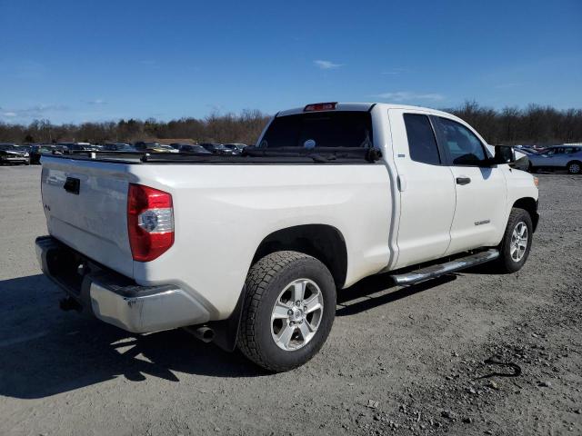 5TFUM5F12EX050447 - 2014 TOYOTA TUNDRA DOUBLE CAB SR/SR5 WHITE photo 3