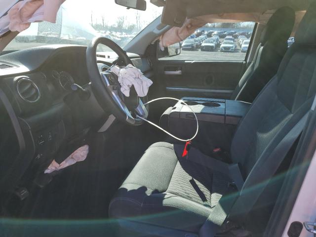 5TFUM5F12EX050447 - 2014 TOYOTA TUNDRA DOUBLE CAB SR/SR5 WHITE photo 7