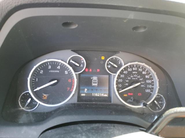 5TFUM5F12EX050447 - 2014 TOYOTA TUNDRA DOUBLE CAB SR/SR5 WHITE photo 9