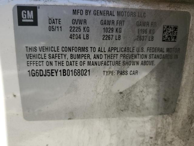 1G6DJ5EY1B0168021 - 2011 CADILLAC CTS PERFORMANCE COLLECTION TAN photo 12