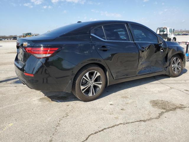 3N1AB8CV3NY224089 - 2022 NISSAN SENTRA SV BLACK photo 3