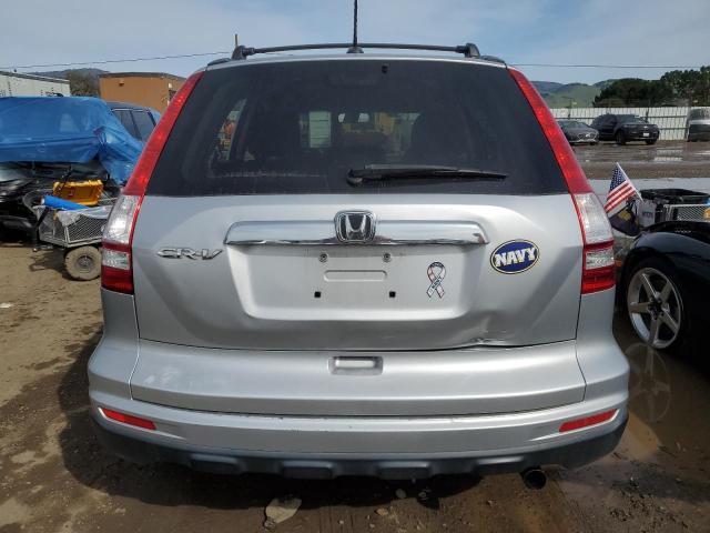 5J6RE3H70AL000439 - 2010 HONDA CR-V EXL SILVER photo 6