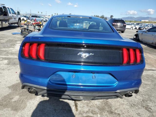 1FA6P8TH5J5176381 - 2018 FORD MUSTANG BLUE photo 6