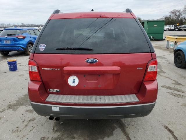 1FMZK02147GA05920 - 2007 FORD FREESTYLE SEL RED photo 6