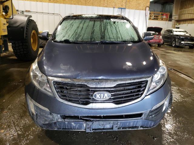 KNDPCCA28B7042160 - 2011 KIA SPORTAGE EX BLUE photo 5