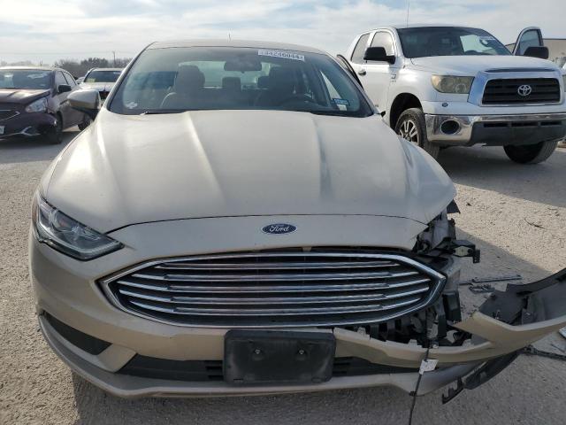 3FA6P0G76HR283577 - 2017 FORD FUSION S GOLD photo 5