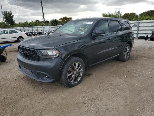 1C4RDJDG8HC860036 - 2017 DODGE DURANGO GT BLACK photo 1