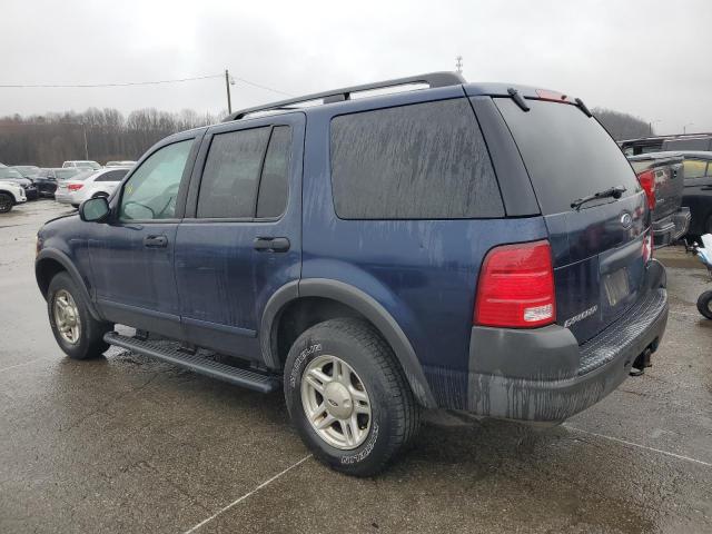 1FMZU62K23UB21490 - 2003 FORD EXPLORER XLS BLUE photo 2