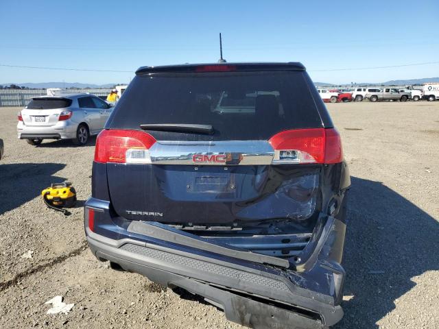 2GKALMEK0G6323290 - 2016 GMC TERRAIN SLE BLUE photo 6