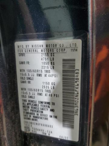 3N63M0ZN6FK698483 - 2015 CHEVROLET CITY EXPRE LT BLUE photo 13