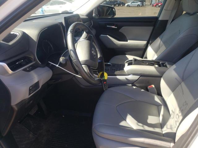 5TDHZRBH0MS546414 - 2021 TOYOTA HIGHLANDER XLE WHITE photo 7