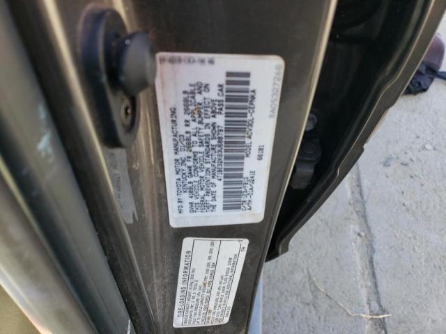 4T1BE32K63U688797 - 2003 TOYOTA CAMRY LE GRAY photo 12