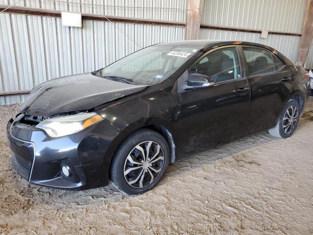 5YFBURHEXGP466150 - 2016 TOYOTA COROLLA L BLACK photo 1