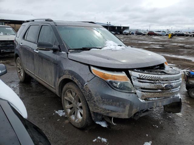 1FM5K7D8XEGB40673 - 2014 FORD EXPLORER XLT GRAY photo 4