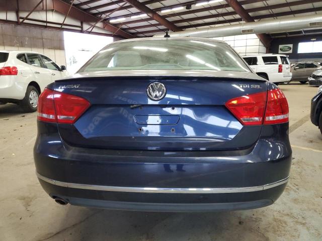 1VWCN7A32DC024575 - 2013 VOLKSWAGEN PASSAT SEL BLUE photo 6