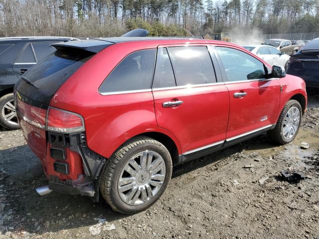 2LMDJ8JC0ABJ13632 - 2010 LINCOLN MKX RED photo 3