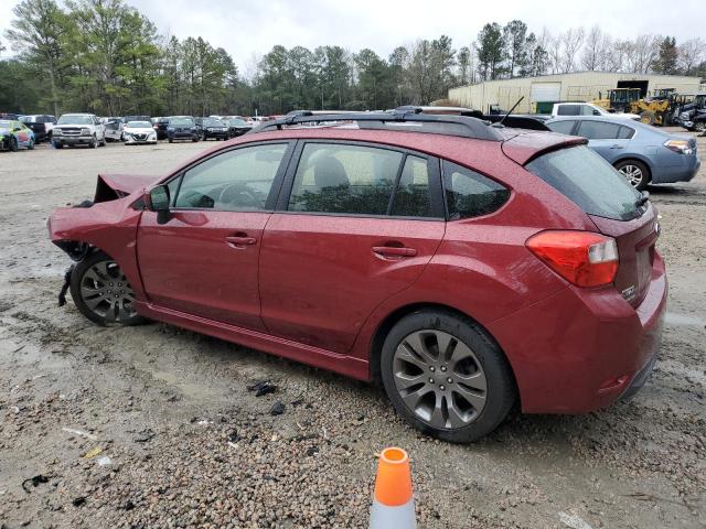 JF1GPAL62D2804686 - 2013 SUBARU IMPREZA SPORT PREMIUM BURGUNDY photo 2