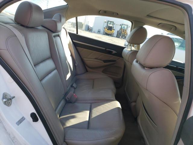 19XFA16969E011561 - 2009 HONDA CIVIC EXL WHITE photo 10