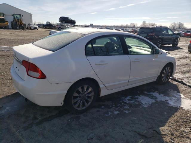 19XFA16969E011561 - 2009 HONDA CIVIC EXL WHITE photo 3