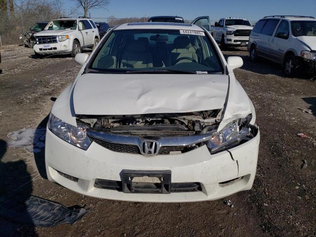 19XFA16969E011561 - 2009 HONDA CIVIC EXL WHITE photo 5