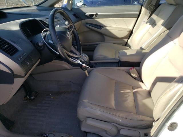 19XFA16969E011561 - 2009 HONDA CIVIC EXL WHITE photo 7