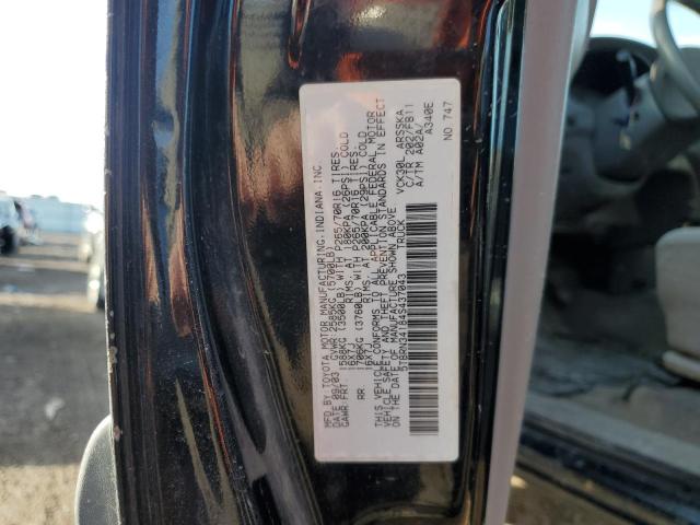 5TBRN34184S437043 - 2004 TOYOTA TUNDRA ACCESS CAB SR5 BLACK photo 12