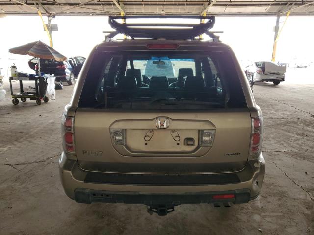 5FNYF187X6B000123 - 2006 HONDA PILOT EX GOLD photo 6