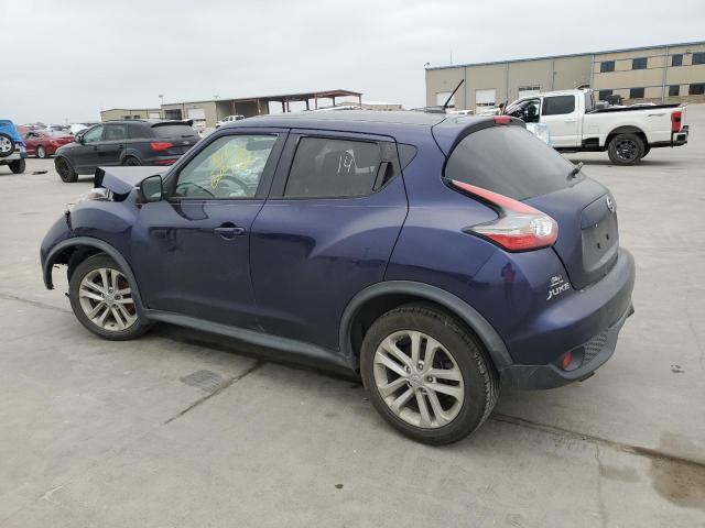 JN8AF5MR8FT503845 - 2015 NISSAN JUKE S BLUE photo 2