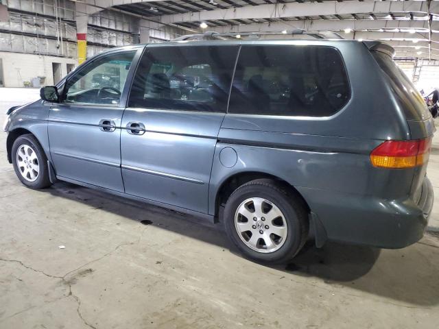 5FNRL18943B021169 - 2003 HONDA ODYSSEY EXL BLUE photo 2