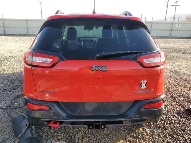 1C4PJMBS9HW599880 - 2017 JEEP CHEROKEE TRAILHAWK წითელი ფოტო 6