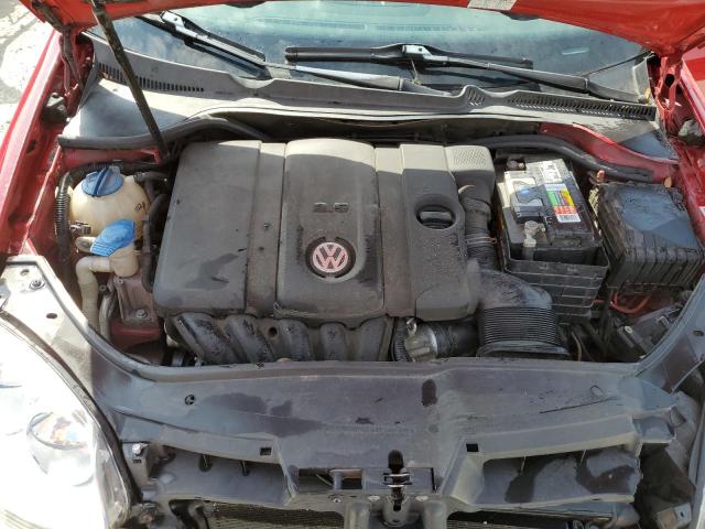 3VWJX7AJ5AM100798 - 2010 VOLKSWAGEN JETTA S RED photo 11