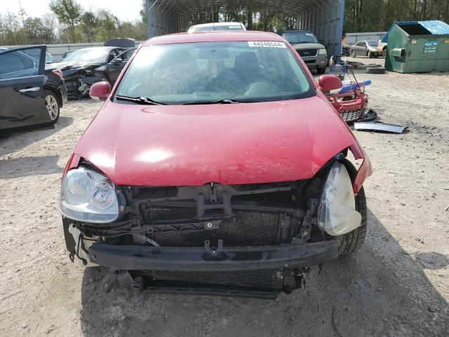 3VWJX7AJ5AM100798 - 2010 VOLKSWAGEN JETTA S RED photo 5