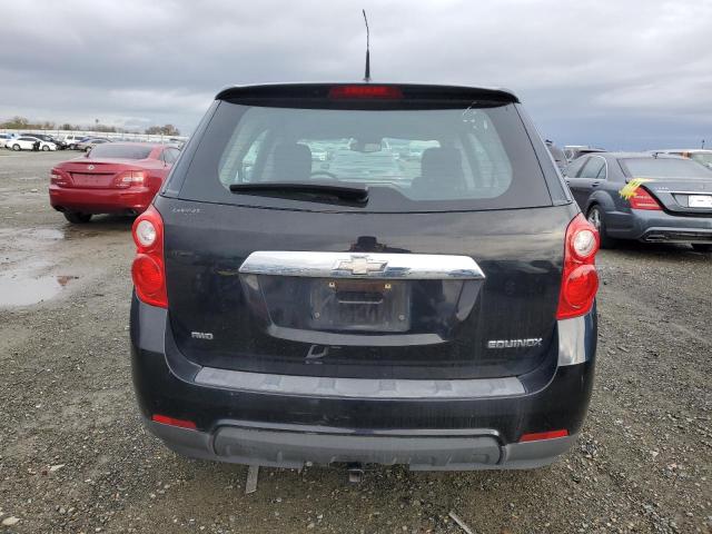 2GNFLCEK6C6349535 - 2012 CHEVROLET EQUINOX LS BLACK photo 6