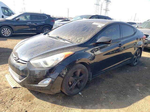 KMHDH4AE2DU755530 - 2013 HYUNDAI ELANTRA GLS BLACK photo 1