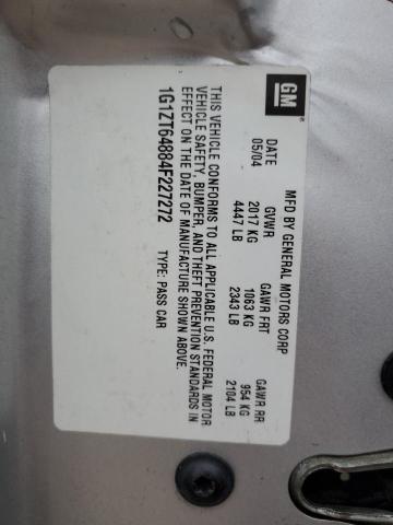 1G1ZT64884F227272 - 2004 CHEVROLET MALIBU MAXX LS GRAY photo 13