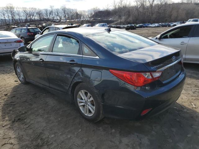 5NPEB4AC7EH891544 - 2014 HYUNDAI SONATA GLS BLACK photo 2