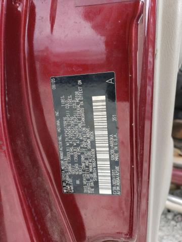 5TBRU34186S456908 - 2006 TOYOTA TUNDRA ACCESS CAB SR5 BURGUNDY photo 12