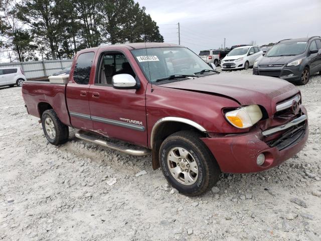 5TBRU34186S456908 - 2006 TOYOTA TUNDRA ACCESS CAB SR5 BURGUNDY photo 4