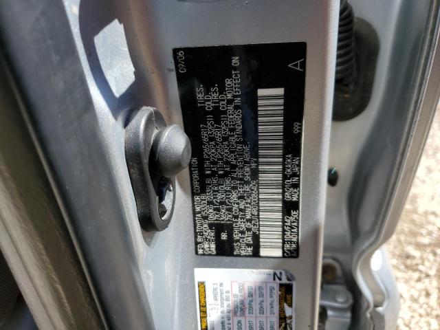 JTEZU14R070086409 - 2007 TOYOTA 4RUNNER SR5 SILVER photo 13