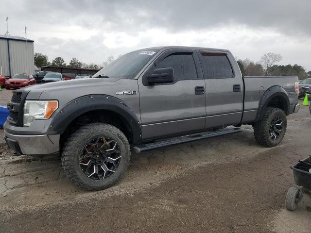 1FTFW1EF9DFC51629 - 2013 FORD f150 super SUPERCREW GRAY photo 1