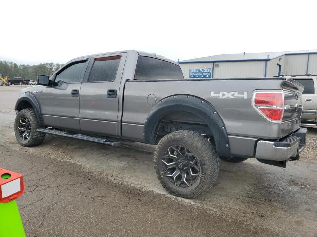 1FTFW1EF9DFC51629 - 2013 FORD f150 super SUPERCREW GRAY photo 2